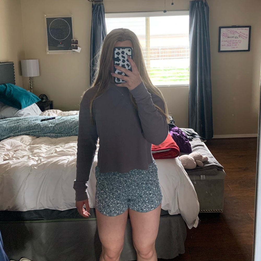 lightweight floral shorts from garage !